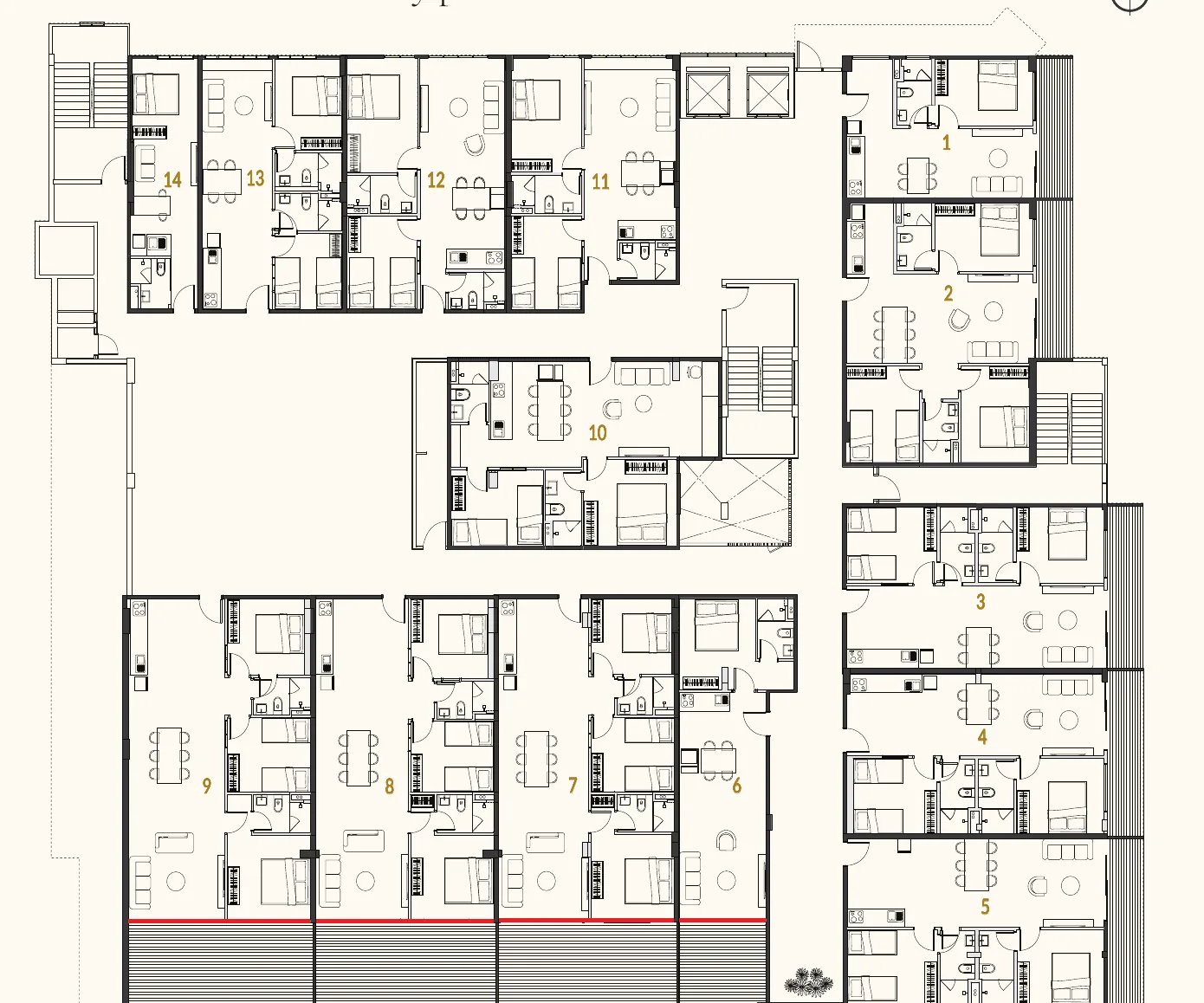 Level 4 typical floor plan