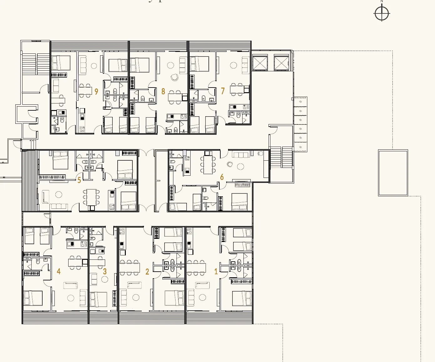 Level 7 typical floor plan